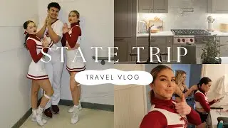 TRAVEL VLOG | WSU Cheer | Road Trip | State Performance