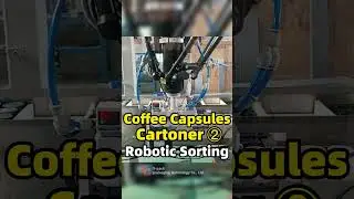 Coffee Capsules Box Packing Machine ②Robotic Sorting