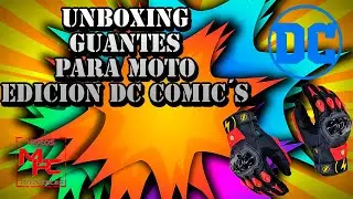 Fabulosos Guantes Para Motocicleta Edicion DC Comic