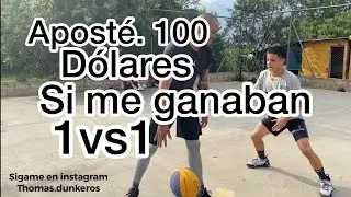 Apostamos 100 dólares si me ganaban jugando 1vs1.