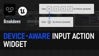 Имитация виджета Input Action из CommonUI.