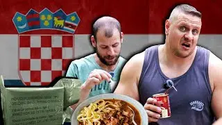 Mit eszik a Horv&aacute;t katona?🤯🍗MRE katonai csomag teszt🥘#rekl&aacute;m