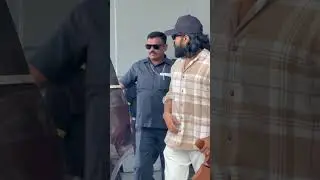 Ramcharan back from srilanka papped at airport