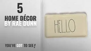 Top 10 Home D&eacute;cor By Rae Dunn [ Winter 2018 ]: Rae Dunn/Magenta HELLO TRINKET Dish 9 inches x 4.5