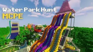 Water Park Hunt | Minecraft maps 1.21+ | Bedrock MCPE