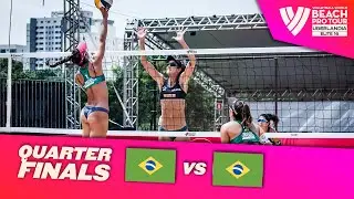 Andressa/Vitoria vs. Maria Antonelli/Fernanda - Quarter Finals Highlights Uberl&acirc;ndia #BeachProTour