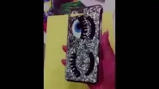 Whatbuyy Glitter blink eye iphone case