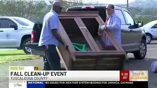 Fall clean-up event in Tuscaloosa County