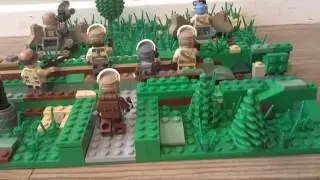 LEGO Star Wars- Rebel Trench MOC speed build