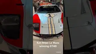 Ken miles LE MANS winning ford gt 40 #fordvsferrari #fordgt40 #hollywood #shorts #ferrari #ford