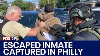 Escaped Philadelphia inmate recaptured, brother charged