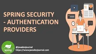 Introduction to spring security authentication providers