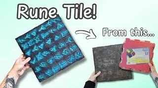 Glowing Rune Tile | Custom D&D Terrain Build