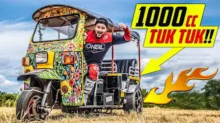 CRAZY Ride in 1000cc Tuk Tuk!