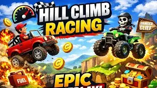 Hill Climb Racing New Update Gameplay | Coins Farming & Upgrades#