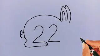 Rabbit Drawing From 2233 | How to Draw a Rabbit | Learn to Draw a Rabbit 🐰🐇