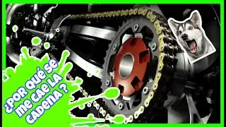 La cadena de mi moto se cae y se cae, Solución!!!!