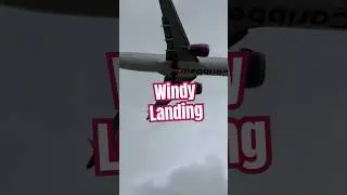 Caribbean windy landing  at MIA ✈️
