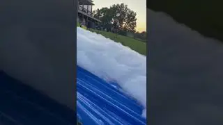 Foam Party with the Super E Foam Machine (Foam Slip & Slide)