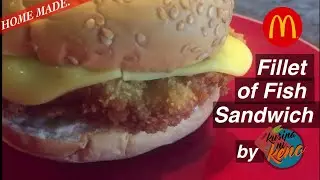Homemade McDonalds Fillet of Fish Sandwich