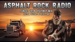 ASPHALT ROCK RADIO &ndash; SUNSET IRON HIGHWAY MIX | OUTLAW GUITARS & DIESEL FIRE | #IronHighwaySunset