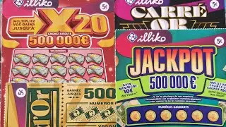 4 X 5 = ?🤞#grattage #fdj #jeu 😙😚🤑🤗
