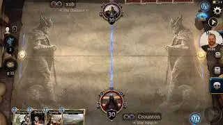 TESL - RANKED LEGEND 38 Aggro Spellsword v Warrior