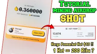 Airdrop Mining $Hot - Modal Tidur Bangun Tidur Claim Reward !! 1 Hot : 200 Ribu ?
