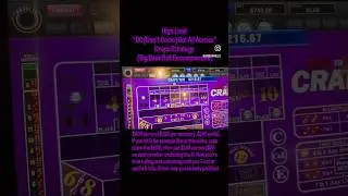 High Limit DC Bet-All-Across Craps Strategy putting $600 across & $140 on DC #craps #crapsstrategy