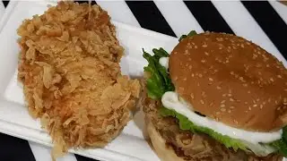 Zinger Burger Recipe | KFC Style Zinger Burger | Cooking Whistles