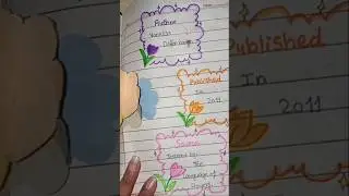 reading journal inspired by flowers| secret life of Flowers 💐