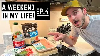 WEEKEND IN MY LIFE || Grocery Trip, Family Walks, Cooking Chicken Parm, Super Bowl + more || Ep.4