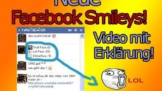 Neue Facebook Smileys (Troll Face)  || New Facebook Smileys