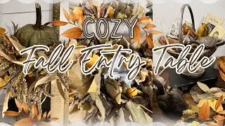 2025 🍂 Cozy Fall Decorating | Entry Table Decor | Vintage and Thrifted