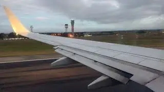 Qantas 737-800 Inflight Taxi and Takeoff from Melbourne Airport