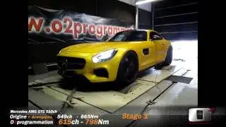 Reprogrammation stage 2 Mercedes AMG GTS o2programmation sur banc