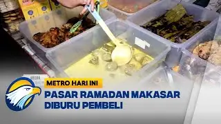 Puasa Pertama, Warga Makasar Buru Takjil di Pasar Ramadan