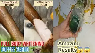 DIY Coffee Sugar Scrub | Easy Natural Exfoliating Scrub for Glowing skin|Coffee Sugar Scrub at Home 