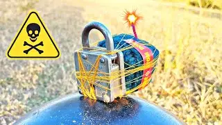 steel lock VS VIP Bomb 😱, क्या ताला टूट जायेगा, Diwali Cracker Experiment 2022, KANUKA EXPERIMENT