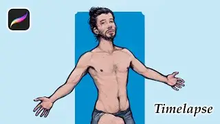 Where is blue ? - Procreate Time-lapse
