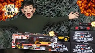 Laser Battle Hunters RC Vehicle Set - Laser Tag Battle