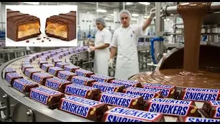 Inside the SNICKERS Factory | How SNICKERS Chocolate Bars Are Mass Produced