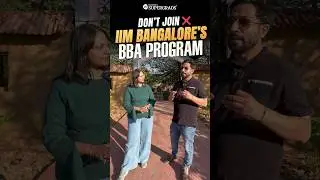 Is IIM Bangalore's BBA DBE Program Worth It? 🤔| IIM-B BBA DBE Pros & Cons Explained 🎯| #shorts