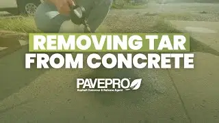 How To Remove Asphalt & Tar From Concrete (any asphalt-based products)