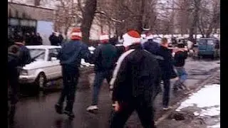 KIBICE: Widzew - ŁKS Łódź (19.03.2000) Derby Łodzi TRYBUNY