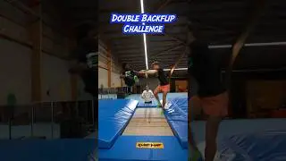 🚨Double Backflip challenge! #trampoline