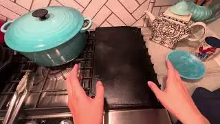 Lodge Cast Iron Grill/Griddle Review | Reversible Double Burner Cooking Surface (Made in USA)