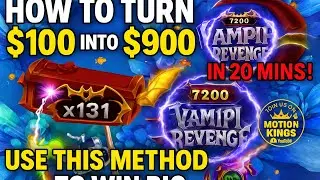 Turn $100 into $900 in 20 Mins playing golden dragon 🐉 (MotionKings)