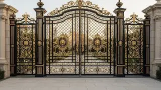  Top 100+Golden Luxury Mansion Gate Designs | Billionaire Estate Entrance Ideas 2026