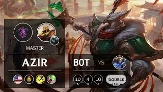 Azir Bot vs Ezreal - NA Master Patch 9.24